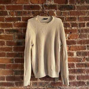 Fisherman long sleeve knit crew neck sweater by A.P.C. Rue Madame Paris